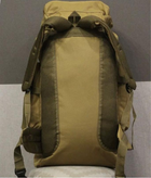 Армійський тактичний рейдовий військовий рюкзак HardTime 70л койот - зображення 5