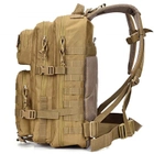 Штурмовий тактичний військовий армійський рюкзак HardTime 35 літрів койот - зображення 4