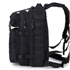 Армійський військовий тактичний штурмовий рюкзак HardTime 20 літрів чорний - зображення 3