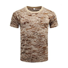 Тактическая футболка Flas; XXL/52-54; 100% Хлопок. Пиксель Desert. Армейская футболка. - изображение 3