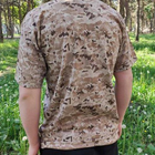 Тактическая футболка Flas; XL/50-52; 100% Хлопок. Пиксель Desert. Армейская футболка. - изображение 7