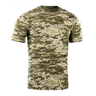 Тактическая футболка Flas; XXL/52-54; 100% Хлопок. Пиксель Multicam. Армейская футболка. - изображение 3