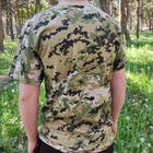 Тактическая футболка Flas; S/44-46; 100% Хлопок. Пиксель Multicam. Армейская футболка. - изображение 7