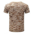 Тактическая футболка Flas; M/46-48; 100% Хлопок. Пиксель Desert. Армейская футболка. - изображение 4