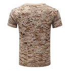 Тактическая футболка Flas; XL/50-52; 100% Хлопок. Пиксель Multicam. Армейская футболка. - изображение 4