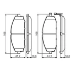 Гальмівні колодки Bosch 0 986 494 560