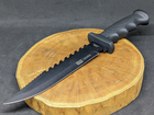 Нескладний тактичний ніж Tactic туристичний мисливський армійський ніж з чохлом (1278A) - зображення 5