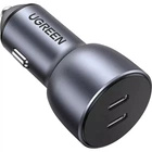 Зарядное устройство Ugreen 2xUSB-С 40W Car Charger CD213 space gray (70594)