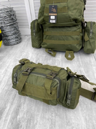 Рюкзак тактический с подсумками на 55 литров, (64х34х21см), Тактический модульный рюкзак с подсумками - изображение 3