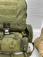 Рюкзак тактический с подсумками на 55 литров, (64х34х21см), Тактический модульный рюкзак с подсумками - изображение 5