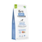 Корм для собак великих порід Brit Care Dog Sustainable Adult Large Breed з куркою та комахами