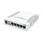 Коммутатор Mikrotik RB260GS 5-port Gigabit smart SFP SwOS plastic case PSU