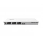 Комутатор Mikrotik CRS326-24G-2S+RM керований настільний 24x1Gigabit Ethernet 2xSFP+ L3