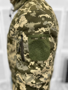 Костюм тактический флисовый зимний Софтшелл XXXL Пиксель военная форма зимняя армейская charter - изображение 3