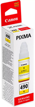 Pojemnik Canon GI-490 Pixma G1400/G2400/G3400 70 ml żółty (0666C001) - obraz 3