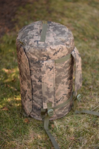Тактический баул-рюкзак с водонепроницаемым карманом 35л Оксфорд 600D Пиксель - изображение 2