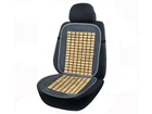 Масажна накидка для авто сіра тканина+ кісточка 44*94см Elegant Max 100 661