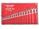 Набор ключей гаечных комбинированных 17 предметов 6-24мм Carlife WR4217 Сумка хром-ванадиум металл