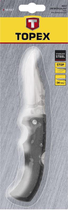 Нож TOPEX универсальный, лезвие 100 мм, складной (98Z101) - изображение 2
