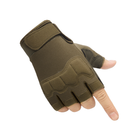 Тактические перчатки беспалые Gloves олива размер XXL (11687) - изображение 5