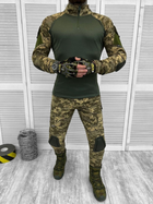 Тактичний військовий костюм Single Sword ( Убакс + Штани ), Камуфляж: Піксель ЗСУ, Розмір: M - зображення 1