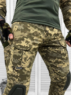 Тактичний військовий костюм Single Sword ( Убакс + Штани ), Камуфляж: Піксель ЗСУ, Розмір: S - зображення 6