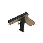 Страйкбольний пістолет WE Glock 17 Gen4. WE-057 Metal GBB Half Tan - изображение 4