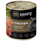 Корм Savory Cat Can Adult Sterilised 400 г