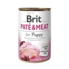 Вологий корм для цуценят Brit Paté & Meat зі смаком індички та курки