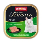 Влажный корм для кошек Animonda Vom Feinsten Adult с индейкой и кроликом 100 г