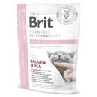 Сухой корм для кошек Brit VD Hypoallergenic при аллергии с лососем и горохом