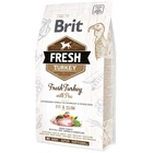 Сухой корм Brit Fresh Light Fit & Slim для взрослых, пожилых собак с индейкой и горошком