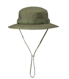 Панама тактична Helikon-Tex Універсальна із хвостом XL Олива BOONIE Hat - PolyCotton Ripstop - Olive Green (KA-BON-PR-02-B06-XL)