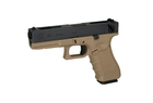 Пістолет WE Glock 18C Gen4. Metal Tan GBB (Страйкбол 6мм) - зображення 5