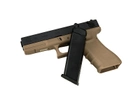 Пістолет WE Glock 18C Gen4. Metal Tan GBB (Страйкбол 6мм) - изображение 6