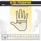 Тактические военные перчатки M-Tac Scout Tactical Mk.2 Olive защитные рукавицы закрытые пальцы олива зимние - изображение 8