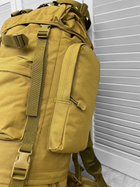 Тактичний великий армійський рюкзак 100+10л flex рамный - изображение 5
