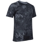 Футболка камуфляжная MIL-TEC T-Shirt Mandra Black M - изображение 5