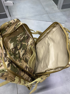 Військовий рюкзак 45 л. Yakeda, Мультикам, тактичний рюкзак для військових, армійський рюкзак для солдатів - зображення 4