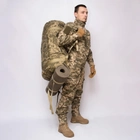 Баул-рюкзак армійський 100L камуфляжний ММ-14 піксель ЗСУ - зображення 8