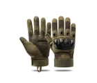 Тактичні рукавички Олива L - зображення 1