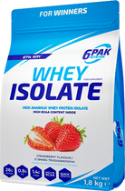 Протеїн 6PAK Whey Isolate 1800 г Полуниця (5902811807753) - зображення 1