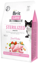 Сухой корм для кошек Brit Care Cat GF Sterilized Sensitive для стерилизованных с чувствительным пищеварением с кроликом
