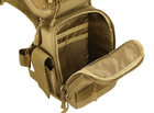 Тактична набедренна сумка, підсумок на стегно SILVER KNIGHT YF-325 койот - зображення 5