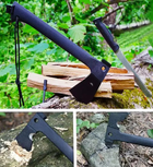 Багатофункціональна туристична сокира Easy Nature з молотком і ножем в чохлі (2000992415781) - зображення 5