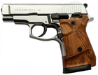 Стартовий пістолет Stalker 2914 UK Shiny Chrome Wooden Grip - зображення 1