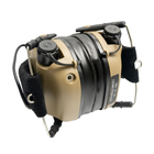 Навушники Активні для стрільби Earmor M31 Койот Тан + Premium кріплення на шолом (127703) - зображення 5