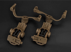 Навушники Активні для стрільби на шолом Earmor M31H Койот Brown + Premium кріплення (12774kr) - зображення 12