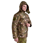 Тактична куртка SOFT SHELL мультикам водонепроникна М - зображення 5