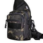 Тактична сумка Camotec з прихованим відділенням під зброю Gunner Sling Multicam Black - зображення 4